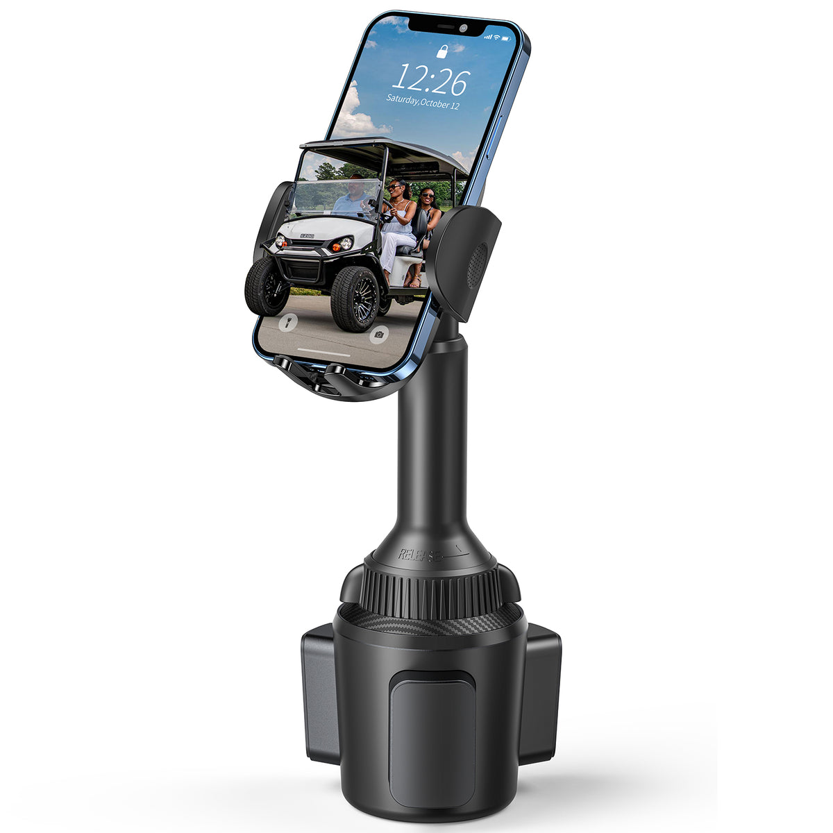 1pc Golf Cart Mobile Phone Holder, Steering Wheel Mobile Phone GPS Bracket,  Club Car Golf Cart Accessories, Birthday Gift For Friends Car Lovers