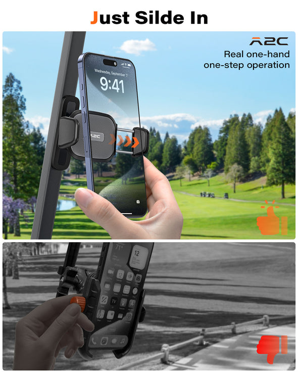 A2C Magnetic Golf Cart Phone Holder