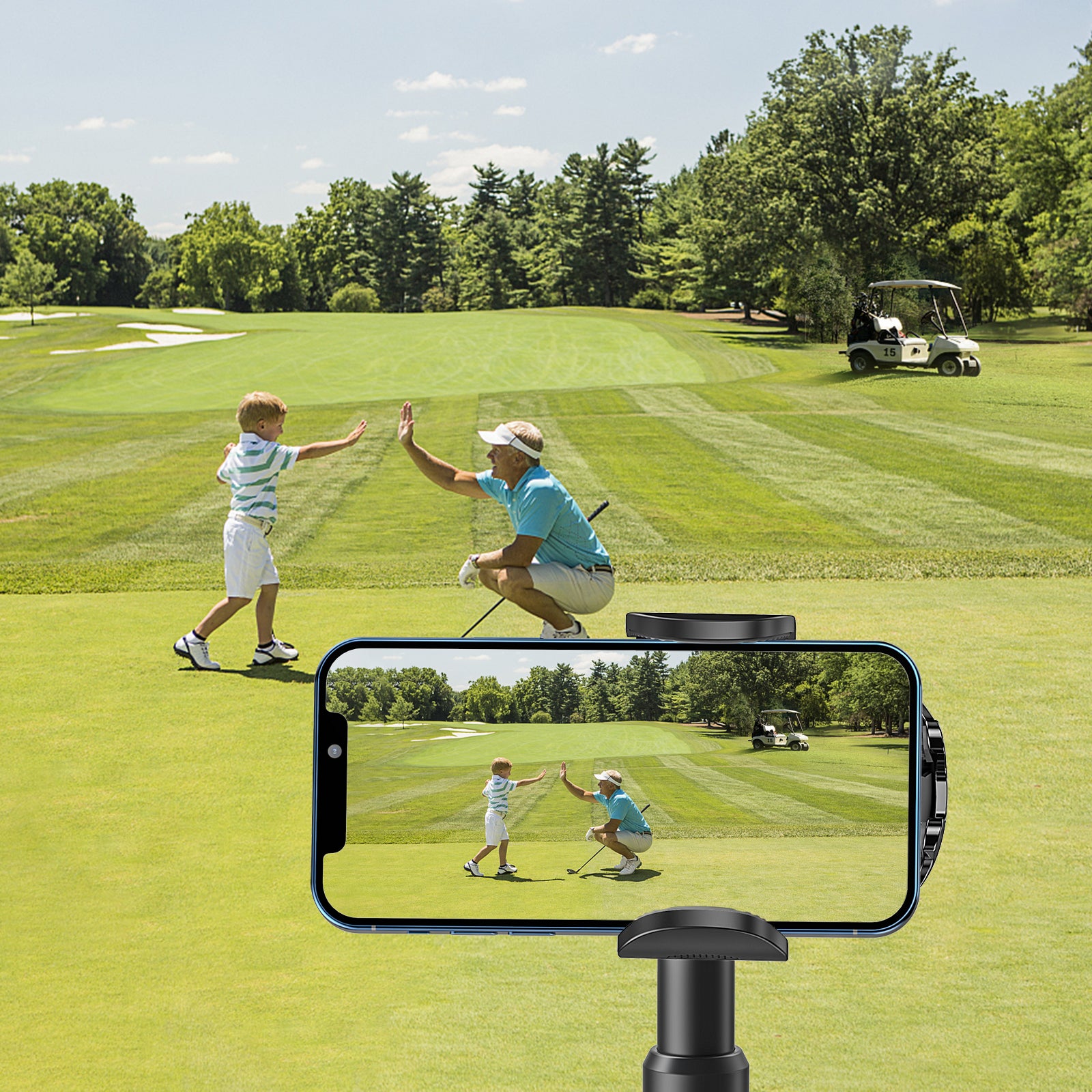 ICARMOUNT Golf Cart Phone Holder, Golf Cart Accessories Universal