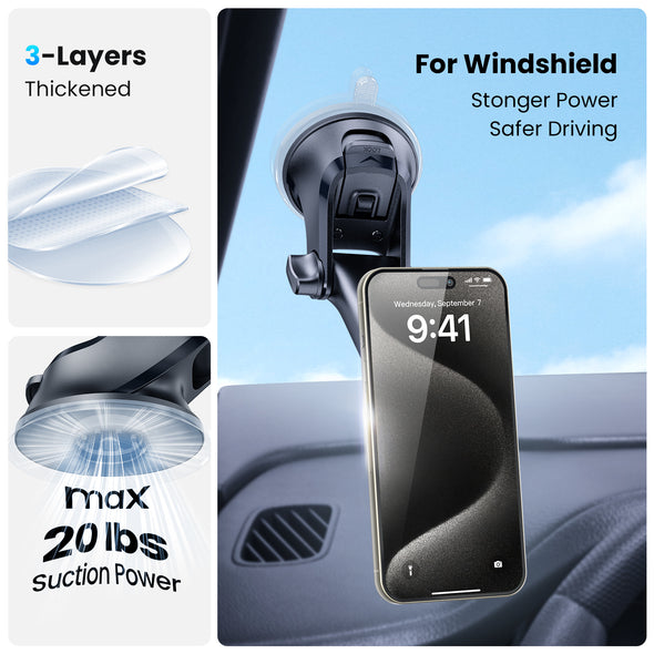 Windshield & Dashboard Magnetic Phone Mount