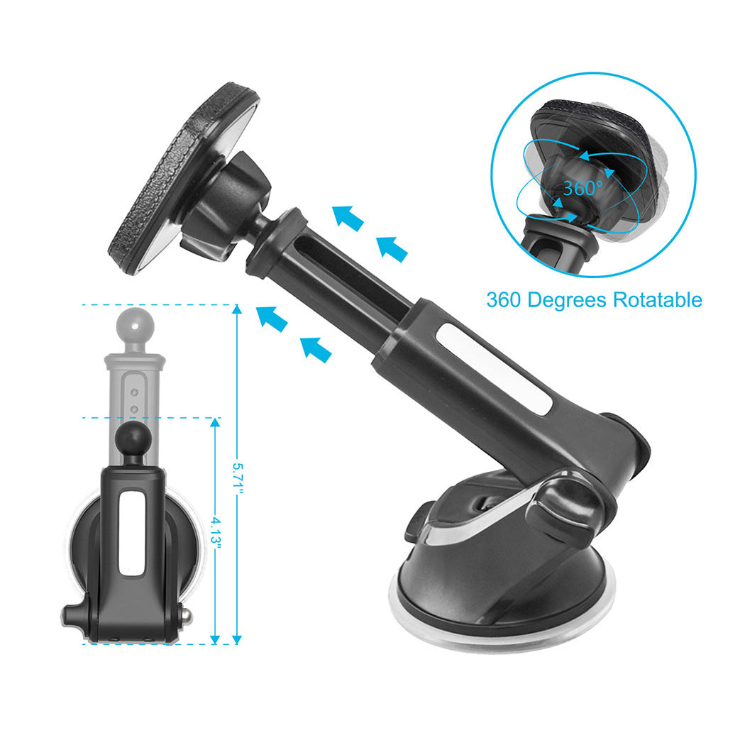 APPS2Car Magnetic Phone Car Mount, Universal Holder for Dashboard Strong Suction  Cup Car Phone Mount Holder with Adjustable Telescopic Arm for Maps and GPS,  6 Strong Magnets for All Cell Phones Rs.1343 @