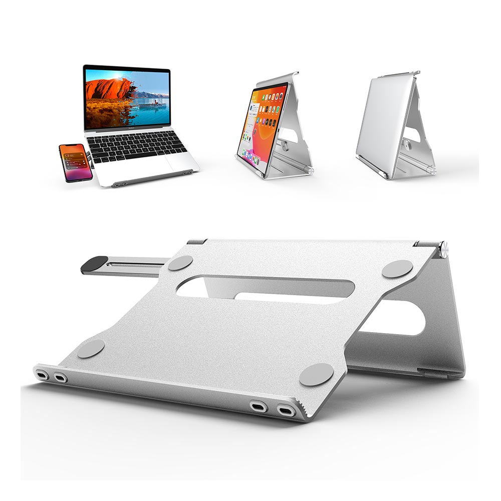 Laptop Folding Stand -Metal Foldable Portable Laptop Stand- For for Apple  Macbook Pro Air Computer Accessories Portable Laptop Stand