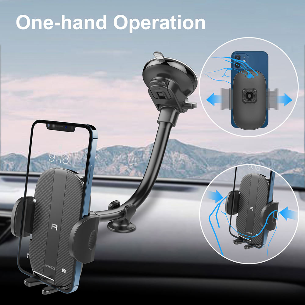 Tech Armor Universal Magnetic Car Mount - Suction Cup Installation 